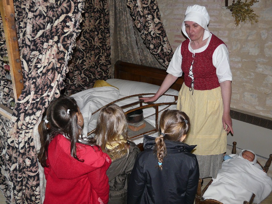 La chambre avec le lit clos